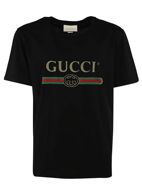 gucci logo tee shirt|Oversize washed T.